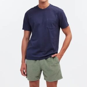 Madewell 5 1/2" Corduroy Everywear Shorts In Laurel Sz L